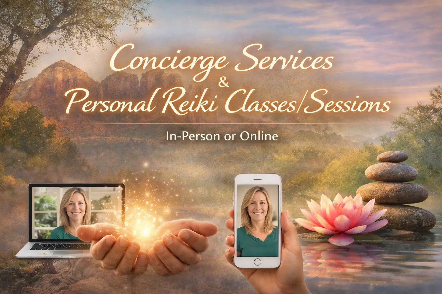 Reiki Master Class serving students traveling from Phoenix and Scottsdale to the Sedona Verde Valley.